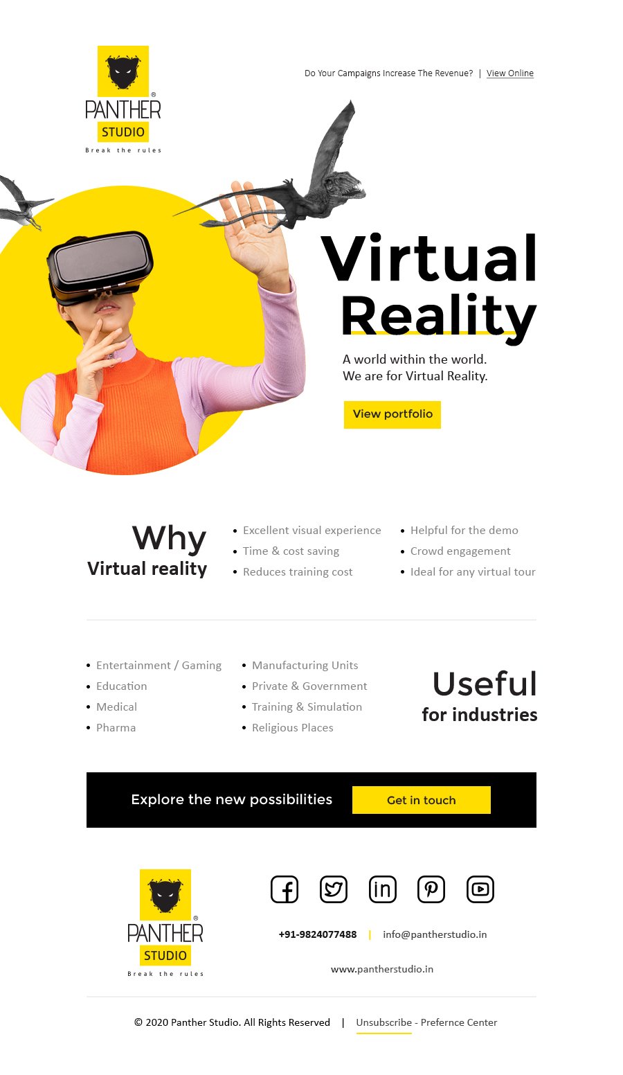 Virtual Reality Email
